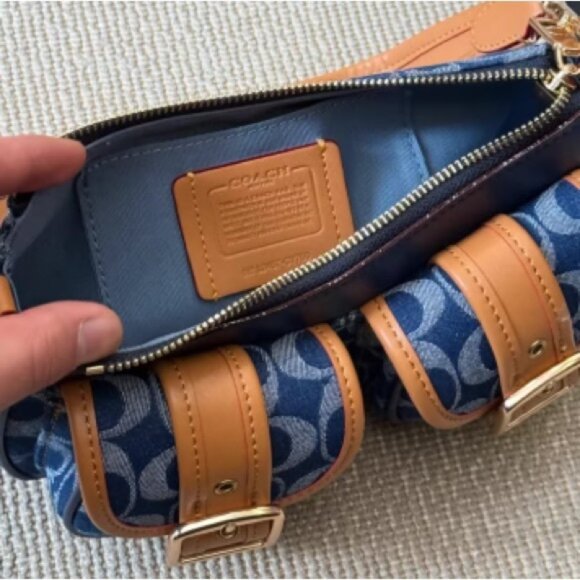 Coach Ashton bag in signature denim CY700 NWT - Picture 9 of 9